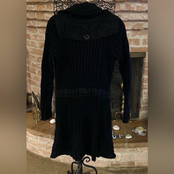 SIONI Long Wool Blend Sweater - Picture 2 of 10